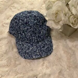 NWT Crewcuts blue floral hat